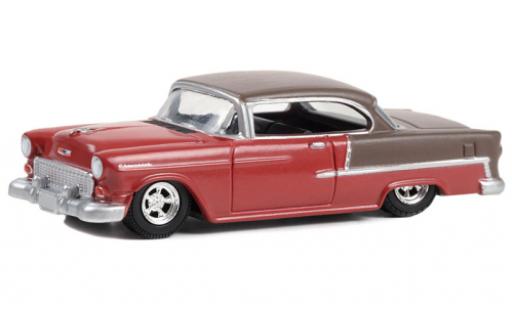 Miniature Chevrolet Bel Air 1/64 Greenlight Bel air gris/rouge foncé 1955 Chevrolet Bel Air 1/64 Greenlight Bel air gris/rouge foncé 1955 miniature