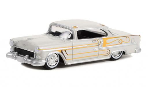 Miniature Chevrolet Bel Air 1/64 Greenlight grise/Dekor 1955 Chevrolet Bel Air 1/64 Greenlight grise/Dekor 1955 miniature