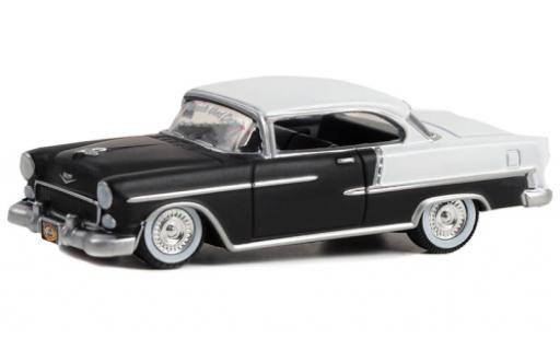 Miniature Chevrolet Bel Air 1/64 Greenlight Bel air matte noir/blanche 1955 Chevrolet Bel Air 1/64 Greenlight Bel air matte noir/blanche 1955 miniature