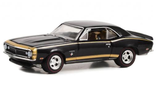 Miniature Chevrolet Camaro 1/64 Greenlight noire/doré Black Panther 1967 Chevrolet Camaro 1/64 Greenlight noire/doré Black Panther 1967 miniature