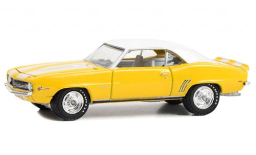 Miniature Chevrolet Camaro 1/64 Greenlight Z/28 jaune/blanche 1969 Chevrolet Camaro 1/64 Greenlight Z/28 jaune/blanche 1969 miniature