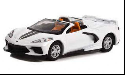 Miniature Chevrolet Corvette 1/64 Greenlight (C8) Cabriolet blanche 2020 Chevrolet Corvette 1/64 Greenlight (C8) Cabriolet blanche 2020 miniature