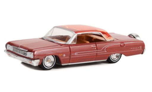 Miniature Chevrolet Impala 1/64 Greenlight rouge/Dekor 1964 Chevrolet Impala 1/64 Greenlight rouge/Dekor 1964 miniature