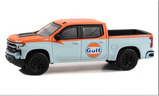 Miniature Chevrolet Silverado 1/64 Greenlight 1500 Gulf 2023 Chevrolet Silverado 1/64 Greenlight 1500 Gulf 2023 miniature