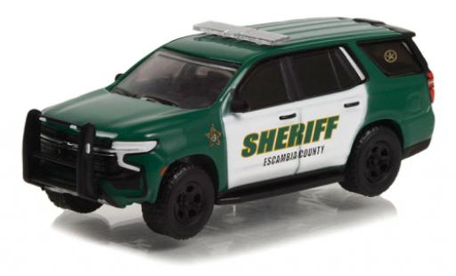 Miniature Chevrolet Tahoe 1/64 Greenlight Police Pursuit Vehicle Escambia County Sheriff 2021 Chevrolet Tahoe 1/64 Greenlight Police Pursuit Vehicle Escambia County Sheriff 2021 miniature