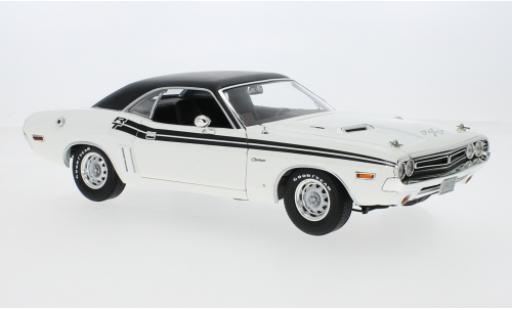 Miniature Dodge Challenger 1/18 Greenlight R/T blanche/noire 1971 Dodge Challenger 1/18 Greenlight R/T blanche/noire 1971 miniature