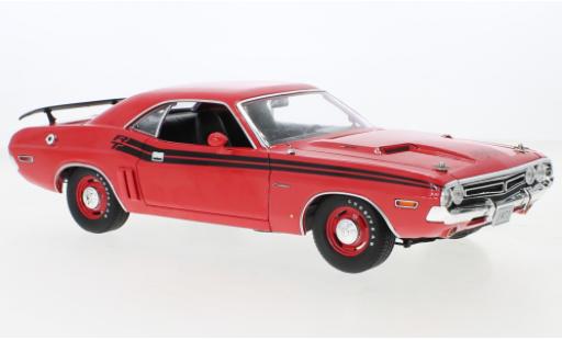 Miniature Dodge Challenger 1/18 Greenlight R/T rouge/noire 1971 Dodge Challenger 1/18 Greenlight R/T rouge/noire 1971 miniature