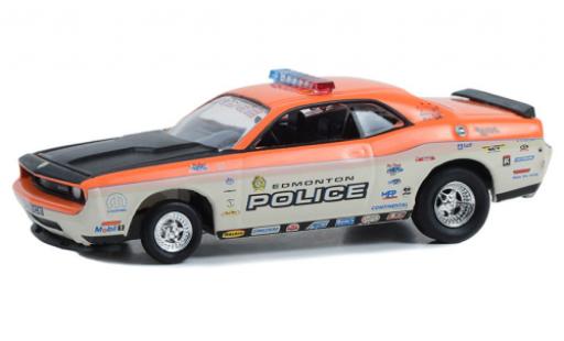 Miniature Dodge Challenger 1/64 Greenlight SRT8 Blue Line Racing 2008 Dodge Challenger 1/64 Greenlight SRT8 Blue Line Racing 2008 miniature