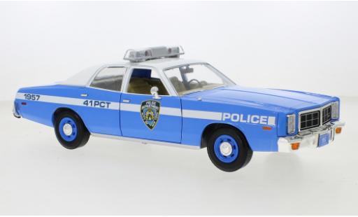 Miniature Dodge Monaco 1/18 Greenlight NYPD - New York Police Department 1978 Dodge Monaco 1/18 Greenlight NYPD - New York Police Department 1978 miniature