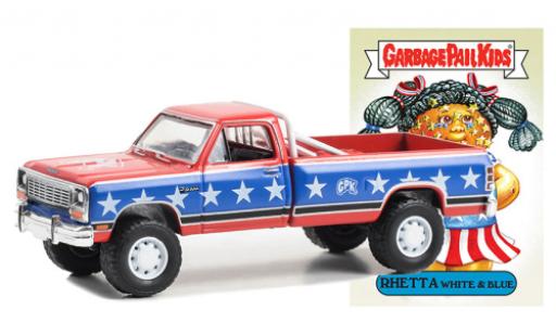 Miniature Dodge RAM 1/64 Greenlight D-250 rouge/bleu 1985 Dodge RAM 1/64 Greenlight D-250 rouge/bleu 1985 miniature