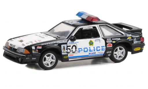 Miniature Ford Mustang 1/64 Greenlight LX Blue Line Racing 1993 Ford Mustang 1/64 Greenlight LX Blue Line Racing 1993 miniature