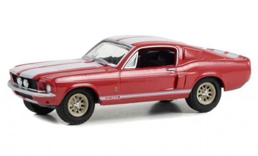 Miniature Shelby GT 500 1/64 Greenlight Ford Mustang rouge/blanche 1967 Shelby GT 500 1/64 Greenlight Ford Mustang rouge/blanche 1967 miniature