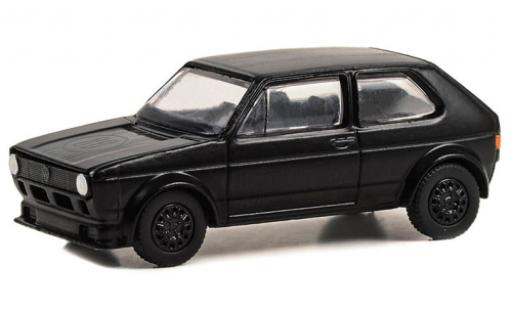 Miniature Volkswagen Golf 1/64 Greenlight I matte noir 1980 Volkswagen Golf 1/64 Greenlight I matte noir 1980 miniature