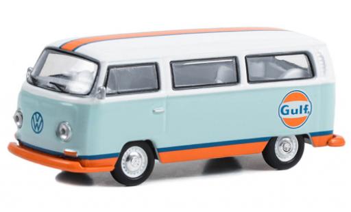 Miniature Volkswagen T2 1/64 Greenlight bus Gulf 1968 Volkswagen T2 1/64 Greenlight bus Gulf 1968 miniature