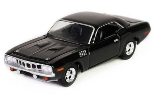 Miniature Plymouth Cuda 1/64 Greenlight noire John Wick 1:64 Plymouth Cuda 1/64 Greenlight noire John Wick 1:64 miniature