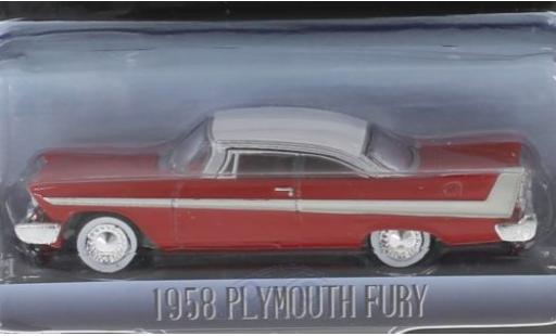 Miniature Plymouth Fury 1/43 Greenlight rouge/blanche Christine 1958 Plymouth Fury 1/43 Greenlight rouge/blanche Christine 1958 miniature