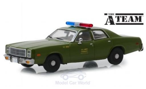Miniature Plymouth Fury 1/43 Greenlight U.S. Army 1977 The A-Team Plymouth Fury 1/43 Greenlight U.S. Army 1977 The A-Team miniature