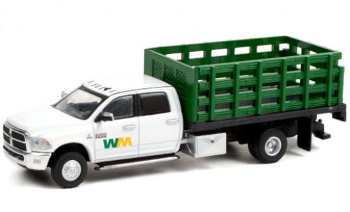 Miniature RAM 3 1/64 Greenlight 500 Dually Stake Truck WM - Waste Management 2018 RAM 3 1/64 Greenlight 500 Dually Stake Truck WM - Waste Management 2018 miniature