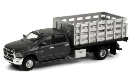 Miniature RAM 3 1/64 Greenlight 500 Stake Truck metallise grise 2018 RAM 3 1/64 Greenlight 500 Stake Truck metallise grise 2018 miniature