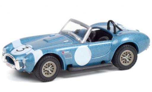 Miniature Shelby Cobra 1/64 Greenlight FIA Bondurant Tribute (CSX2770) metallise bleue/blanche 2020 No.3 Shelby Cobra 1/64 Greenlight FIA Bondurant Tribute (CSX2770) metallise bleue/blanche 2020 No.3 miniature