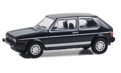 Miniature Volkswagen Golf 1/64 Greenlight I GTI metallise bleue 1983 1:64 Volkswagen Golf 1/64 Greenlight I GTI metallise bleue 1983 1:64 miniature