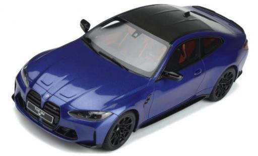 Miniature Bmw M4 1/18 GT Spirit (G82) Competition metallise bleue 2021 Bmw M4 1/18 GT Spirit (G82) Competition metallise bleue 2021 miniature