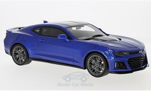 Miniature Chevrolet Camaro 1/18 GT Spirit ZL1 metallise bleue/noire 2017 Chevrolet Camaro 1/18 GT Spirit ZL1 metallise bleue/noire 2017 miniature