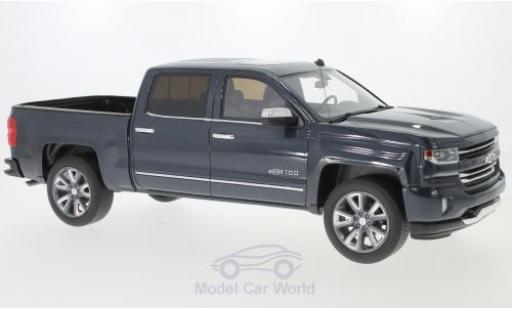 Miniature Chevrolet Silverado 1/18 GT Spirit Centennial Edition metallise bleue 2018 Chevrolet Silverado 1/18 GT Spirit Centennial Edition metallise bleue 2018 miniature