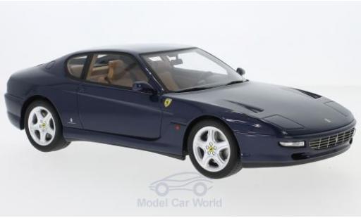 Miniature Ferrari 456 1/18 GT Spirit GT metallise bleue 1992 Ferrari 456 1/18 GT Spirit GT metallise bleue 1992 miniature
