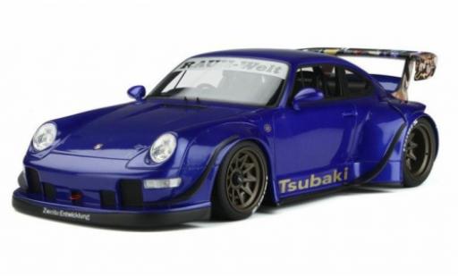 Miniature Porsche 964 RWB 1/18 GT Spirit 911  Body Kit metallise bleue RHD Tsubaki 1992 Porsche 964 RWB 1/18 GT Spirit 911  Body Kit metallise bleue RHD Tsubaki 1992 miniature