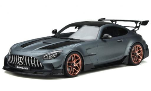 Miniature Mercedes AMG GT 1/18 GT Spirit Black Series matt-grise 2021 Mercedes AMG GT 1/18 GT Spirit Black Series matt-grise 2021 miniature