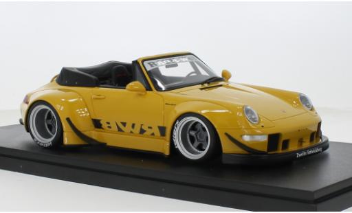 Miniature Porsche 964 RWB 1/18 GT Spirit 911  Cabriolet jaune Nohra 2023 1:18 Porsche 964 RWB 1/18 GT Spirit 911  Cabriolet jaune Nohra 2023 1:18 miniature