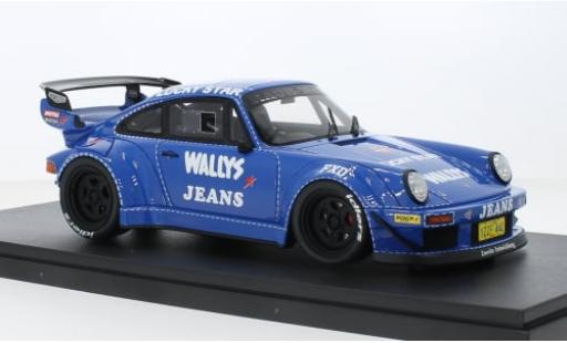 Miniature Porsche 964 RWB 1/18 GT Spirit 911  bleue Osho 1:18 Porsche 964 RWB 1/18 GT Spirit 911  bleue Osho 1:18 miniature