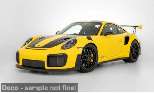 Miniature Porsche 991 GT2 RS 1/12 GT Spirit 911 (.2) jaune/noire 2018 1:12 Porsche 991 GT2 RS 1/12 GT Spirit 911 (.2) jaune/noire 2018 1:12 miniature