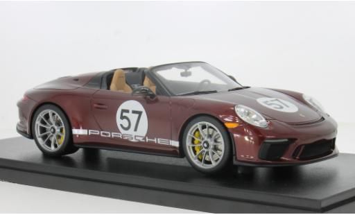 Miniature Porsche 992 Speedster 1/18 GT Spirit 911 (991.2) rouge 2019 1:18 Porsche 992 Speedster 1/18 GT Spirit 911 (991.2) rouge 2019 1:18 miniature