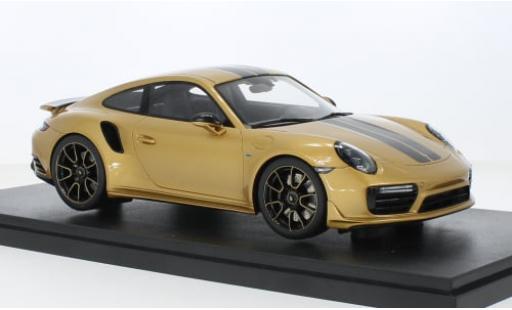 Miniature Porsche 991 Turbo S 1/18 GT Spirit 911 (.2) gold 2018 1:18 Porsche 991 Turbo S 1/18 GT Spirit 911 (.2) gold 2018 1:18 miniature