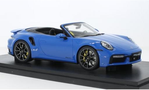 Miniature Porsche 992 Turbo s 1/18 GT Spirit 911  Turbo S Cabriolet bleue 2020 1:18 Porsche 992 Turbo s 1/18 GT Spirit 911  Turbo S Cabriolet bleue 2020 1:18 miniature