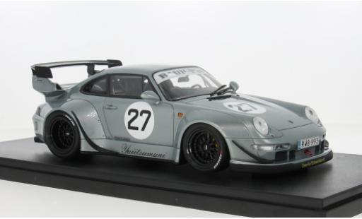 Miniature Porsche 993 RWB 1/18 GT Spirit 911  grise 2024 1:18 Porsche 993 RWB 1/18 GT Spirit 911  grise 2024 1:18 miniature