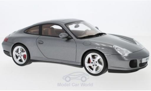 Miniature Porsche 996 4S 1/18 GT Spirit 911 () Carrera 4S metallise grise 2002 Porsche 996 4S 1/18 GT Spirit 911 () Carrera 4S metallise grise 2002 miniature