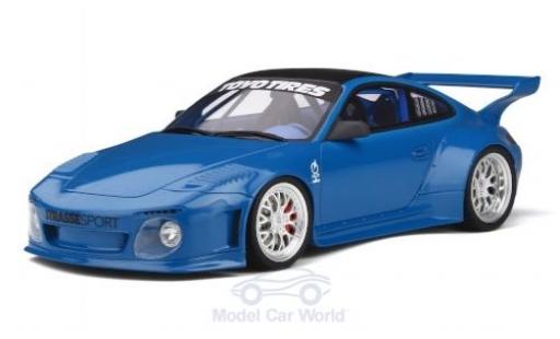 Miniature Porsche 991 1/18 GT Spirit 911 (997) Slant Nose Old & New Body Kit bleue 2016 Porsche 991 1/18 GT Spirit 911 (997) Slant Nose Old & New Body Kit bleue 2016 miniature