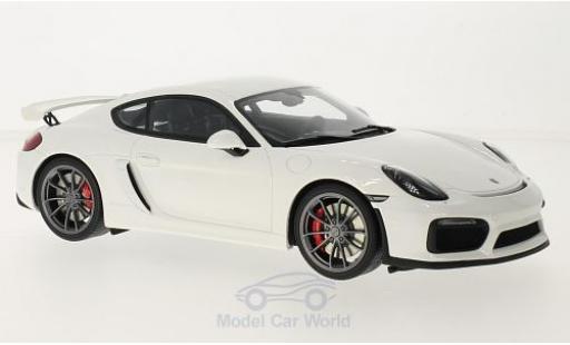 Miniature Porsche Cayman GT4 1/18 GT Spirit GT4 blanche Porsche Cayman GT4 1/18 GT Spirit GT4 blanche miniature