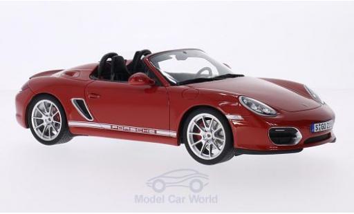 Miniature Porsche Boxster 1/18 GT Spirit (987) Spyder rouge Porsche Boxster 1/18 GT Spirit (987) Spyder rouge miniature