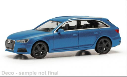 Miniature Audi A4 1/87 Herpa Avant bleue 1:87 Audi A4 1/87 Herpa Avant bleue 1:87 miniature