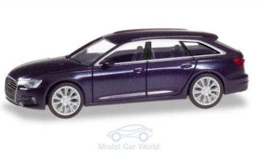 Miniature Audi A6 1/87 Herpa Avant metallise bleue Audi A6 1/87 Herpa Avant metallise bleue miniature