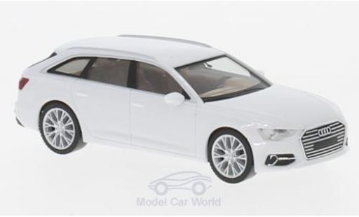 Miniature Audi A6 1/87 Herpa Avant blanche Audi A6 1/87 Herpa Avant blanche miniature