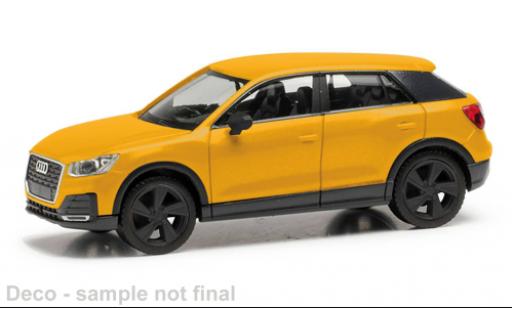 Miniature Audi Q2 1/87 Herpa jaune 1:87 Audi Q2 1/87 Herpa jaune 1:87 miniature