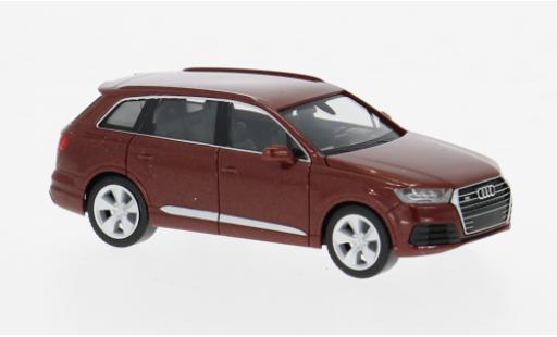 Miniature Audi Q7 1/87 Herpa rouge 1:87 Audi Q7 1/87 Herpa rouge 1:87 miniature