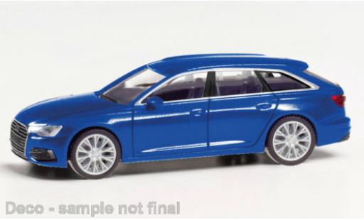 Miniature Audi A6 1/87 Herpa Avant metallise bleu Audi A6 1/87 Herpa Avant metallise bleu miniature