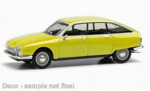 Miniature Citroen GS 1/87 Herpa jaune Citroen GS 1/87 Herpa jaune miniature