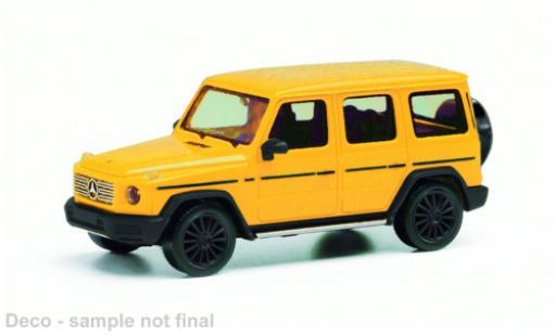 Miniature Mercedes Classe G 1/87 Herpa G-classe metallise jaune Mercedes Classe G 1/87 Herpa G-classe metallise jaune miniature